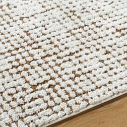 Livabliss Our Pnw Home Cascade-Modern Ivory Brown Graphic High Pile Living Dining Bedroom Rug 80 X 220 Cm Easy Care, Non Shedding - thumbnail 3