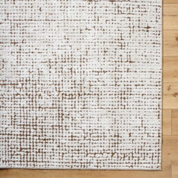 Livabliss Our Pnw Home Cascade-Modern Ivory Brown Graphic High Pile Living Dining Bedroom Rug 80 X 220 Cm Easy Care, Non Shedding - thumbnail 7