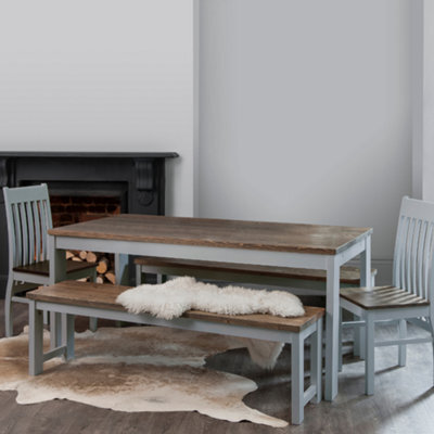 Nöa & Nani Noa & Nani Dining Table In Grey And Dark Pine Hever - image 1