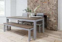 Nöa & Nani Noa & Nani Dining Table In Grey And Dark Pine Hever - thumbnail 3