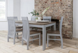 Nöa & Nani Noa & Nani Dining Table In Grey And Dark Pine Hever - thumbnail 2