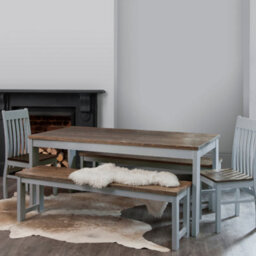 Nöa & Nani Noa & Nani Dining Table In Grey And Dark Pine Hever - thumbnail 1