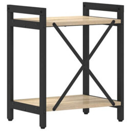 Berkfield Bookcase Sonoma Oak 40 X 30 X 48.5 Cm Engineered Wood - thumbnail 7