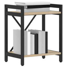 Berkfield Bookcase Sonoma Oak 40 X 30 X 48.5 Cm Engineered Wood - thumbnail 3
