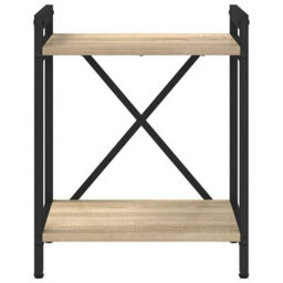 Berkfield Bookcase Sonoma Oak 40 X 30 X 48.5 Cm Engineered Wood - thumbnail 5