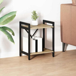 Berkfield Bookcase Sonoma Oak 40 X 30 X 48.5 Cm Engineered Wood