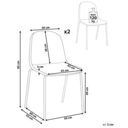 Wyld And Coco Set Of 2 Green Boucle Conference Chairs With Iron Legs - Stackable, Floor-Friendly - thumbnail 4
