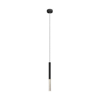 Luminosa Lighting Luminosa One Integrated Led Pendant Ceiling Light, Matt Black, 3000K, 450Lm