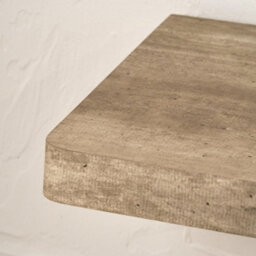 Pacific Lifestyle Grey Concrete Effect Console Table With Fluted Groove Plinth Base 120Cm, Elkton - thumbnail 5