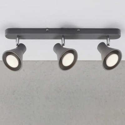 Nordlux Eik Metal Spot Light Adjustable Head Grey,mains - image 1