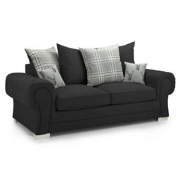 Furnishings For Less UK Milan Fabric Sofa Suite 3 And 2 Seater Sofa Set Scatter Back - thumbnail 3