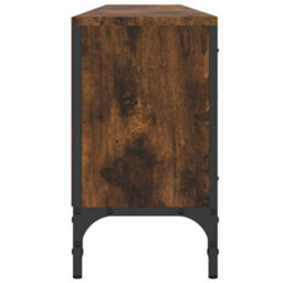 Berkfield Durable Tv Cabinet With Drawer Smoked Oak 200X25X44 Cm Engineered Wood - thumbnail 7
