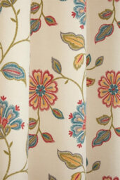 "Sundour Shelley Fully Lined Ready Made Floral Eyelet Curtains Multi 46X72""" - thumbnail 5
