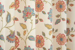 "Sundour Shelley Fully Lined Ready Made Floral Eyelet Curtains Multi 46X72""" - thumbnail 3