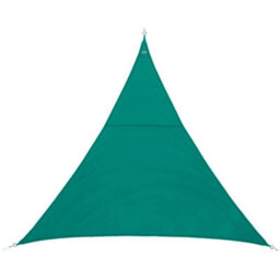 Green 4X4M Triangular Polyester Shade Sail Waterproof Uv Resistant - thumbnail 9