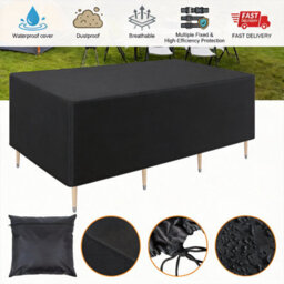 120X120X89Cm Heavy Duty Waterproof Garden Patio Furniture Cover For Rattan Table Sofa Outdoor - thumbnail 1