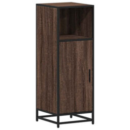 Berkfield Industrial Bathroom Cabinet Brown Oak 35X37.5X100 Cm Engineered Wood