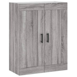 Berkfield Highboard Grey Sonoma 69.5X34X180 Cm Engineered Wood - thumbnail 5