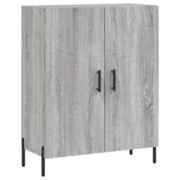 Berkfield Highboard Grey Sonoma 69.5X34X180 Cm Engineered Wood - thumbnail 7