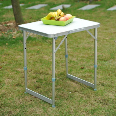 Outsunny Garden Outdoor Camping Aluminium Table Portable Folding Picnic Table - image 1