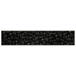 Berkfield Kitchen Rug Washable Morning Black 60X300 Cm Velvet - thumbnail 2