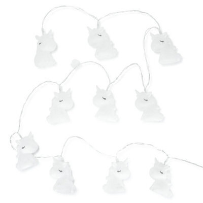 Valuelights Set Of 10 Kids Battery Powered Fairy String Lights With Unicorns - image 1