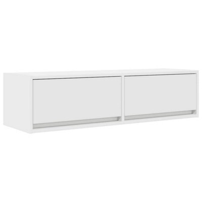 Berkfield Modern Tv Cabinet White 100X31X25,5 Cm Engineered Wood