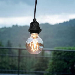 Ip65 Waterproof Vintage 2 Pack Black Pendant Lights Adjustable E27 Hanging Ceiling Lamps For Indoor & Outdoor Use - thumbnail 2