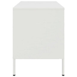 Berkfield Industrial Tv Cabinet White 68X39X50.5 Cm Steel - thumbnail 7