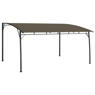 Berkfield Garden Sunshade Awning 4X3X2.55 M Taupe - image 1