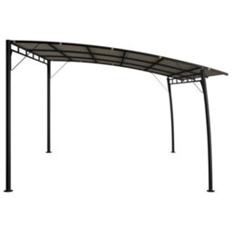 Berkfield Garden Sunshade Awning 4X3X2.55 M Taupe - thumbnail 3