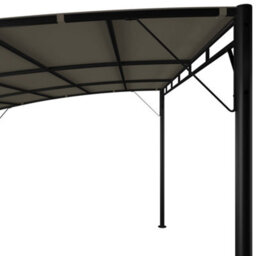 Berkfield Garden Sunshade Awning 4X3X2.55 M Taupe - thumbnail 5