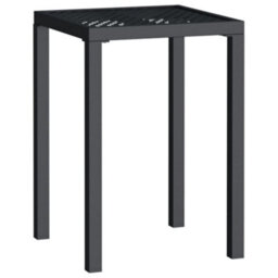 Berkfield Garden Table Anthracite 50X50X72 Cm Steel - thumbnail 2