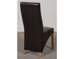 That's Furniture Oslo 180 X 90 Cm Large Oak Dining Table And 6 Chairs Dining Set With Lola Brown Leather Chairs - thumbnail 7