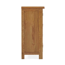 Zelah Oak 4 Drawer Chest Fully Assembled - By Roseland Furniture - thumbnail 8