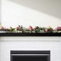 Swantex 1800mm Spring Floral Unlit Garland - Pink & Green - thumbnail 4