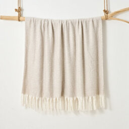 Allure Bath Fashions Aisling Faux Mohair Throw Blanket 127 X 170Cm - Chateau Grey - thumbnail 1