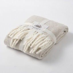 Allure Bath Fashions Aisling Faux Mohair Throw Blanket 127 X 170Cm - Chateau Grey - thumbnail 3