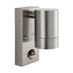 Luminosa Lighting Luminosa Palin Pir Outdoor Down Wall Lamp Brushed Stainless Steel Ip65 - thumbnail 3