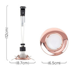 Valuelights Downlight Fixed Copper Ceiling Light Fitting 10 Pack With Cool White Led Bulbs - thumbnail 7