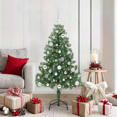 Vidaxl Christmas Tree With 150 Leds With Stand Green 150 Cm Pvc - image 1
