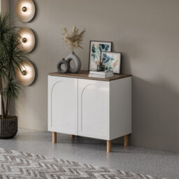 Decorotika Bohem 90 Cm Side Board White Walnut - thumbnail 2