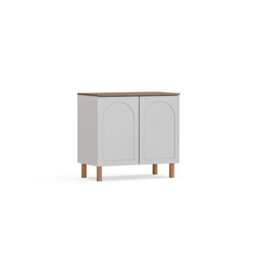 Decorotika Bohem 90 Cm Side Board White Walnut - thumbnail 5