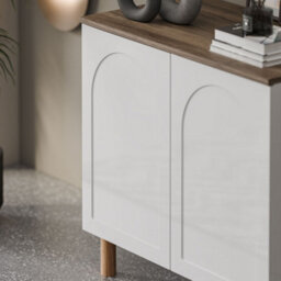 Decorotika Bohem 90 Cm Side Board White Walnut - thumbnail 4