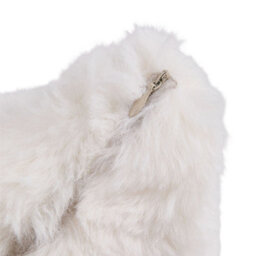 Living And Home Off-White Plush Knitted Sofa Cushion Cover/pillowcase, 50Cm X 30Cm - thumbnail 7