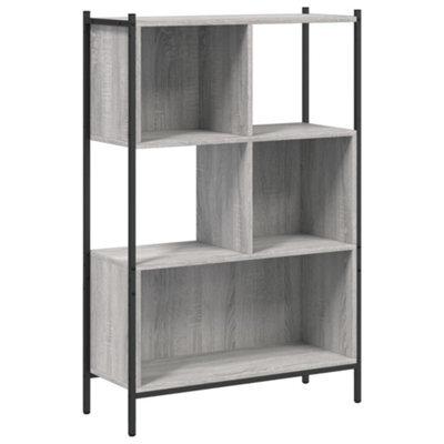 Berkfield Sturdy Bookcase Grey Sonoma 72X28X109 Cm Engineered Wood - image 1