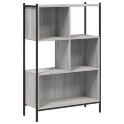 Berkfield Sturdy Bookcase Grey Sonoma 72X28X109 Cm Engineered Wood - thumbnail 1