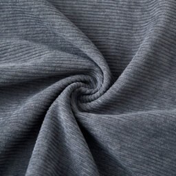 Ameha Stripe Velvet Grey Cushion Cover 18X18 Inch Set Of 2, Soft Breathable Hypoallergenic Zip Closure - thumbnail 3
