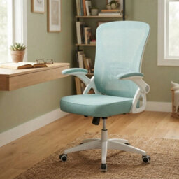 Mid Back Office Chair With Soft Foam Cushion, Stylish Design - thumbnail 4
