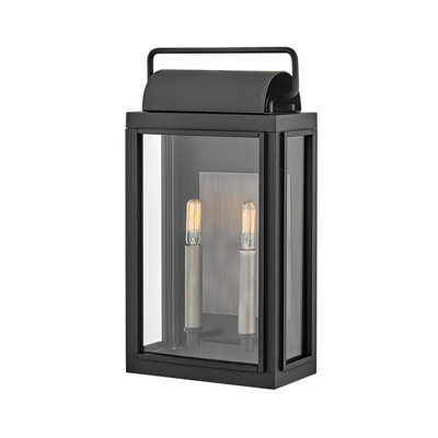 Luminosa Lighting Elstead Hinkley Sag Harbor Outdoor Wall Lantern Black, Ip44